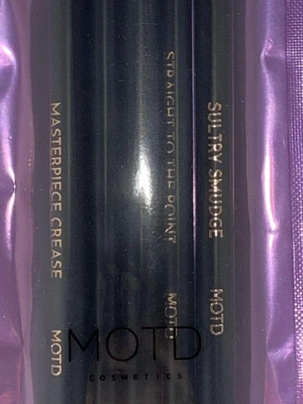 MOTD Cosmetics 5-Piece Eye Makeup Brush Set Rose Gold Detailing Eye Got It NEW